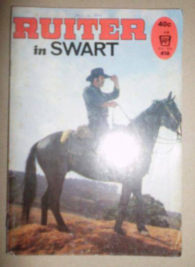 RUITER IN SWART NR 416  -FOTOVERHAAL/BOEKIE-PHOTO STORY
