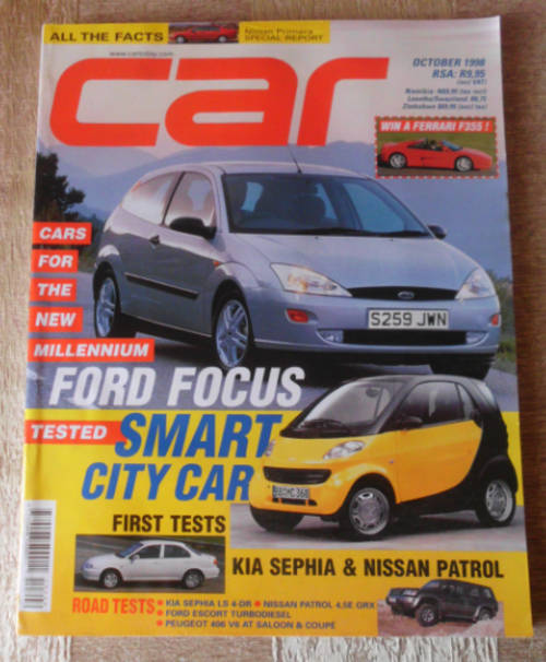 CAR MAGAZINE OCTOBER 1998 - VINTAGE CARS