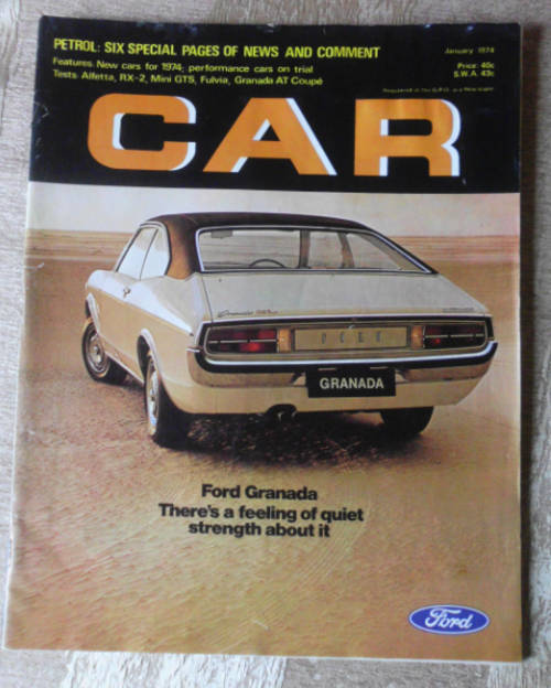 CAR MAGAZINE JANUARY 1974 - VINTAGE CARS