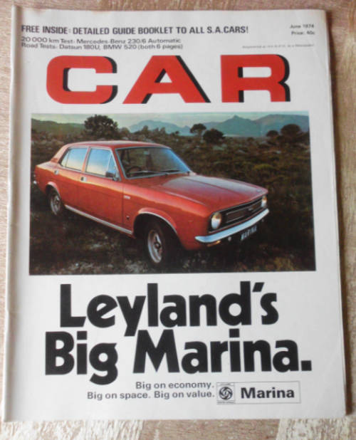 CAR MAGAZINE JUNE 1974 - VINTAGE CARS