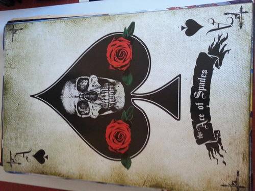 ACE OF SPADES RED ROSES. PYRAMID POSTERS