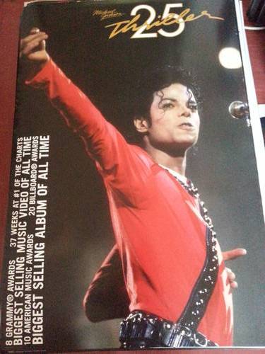 PYRAMID POSTERS MICHAEL JACKSON THRILLER 25.