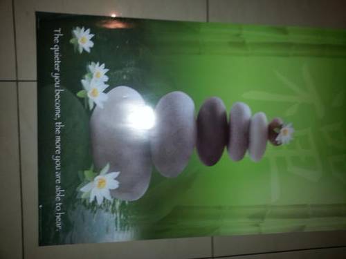 MOTIVATIONAL - THE QUIETER. GB EYE POSTER.