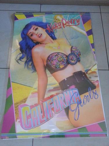 KATY PERRY CALIFORNIA GIRLS. POSTER BY GB EYE.