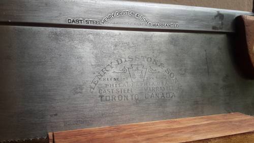 Stunning Henry Disston & Sons tenon saw