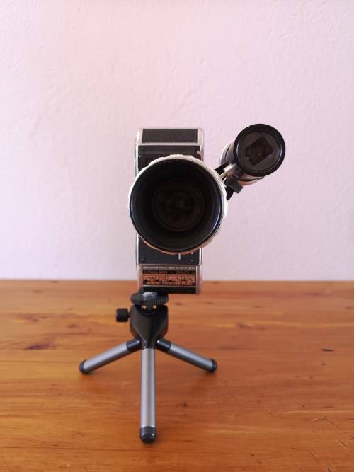 Paillard Bolex C8 cine camera with accessories