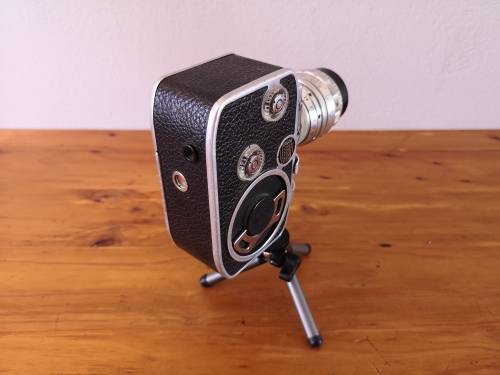 Paillard Bolex C8 cine camera with accessories
