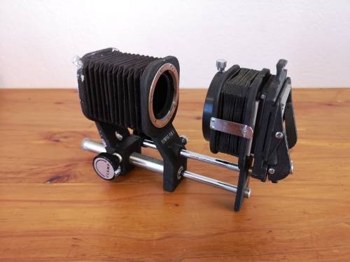 Olympus Pen F bellows and slide copier