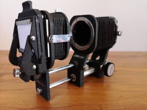 Olympus Pen F bellows and slide copier