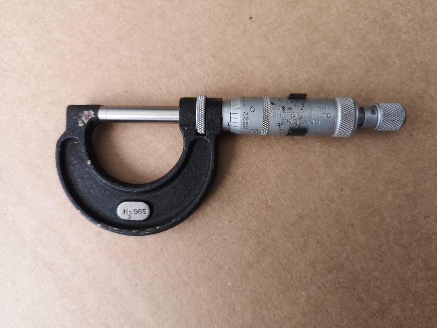 Moore & Wright micrometer and depth gauge