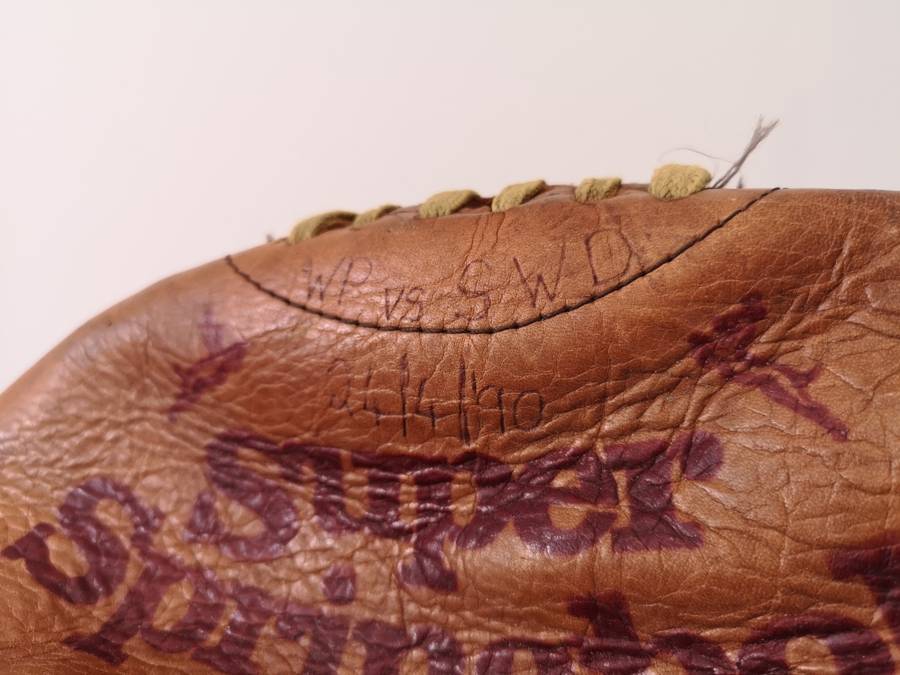 Vintage Super Springbok genuine leather rugby ball