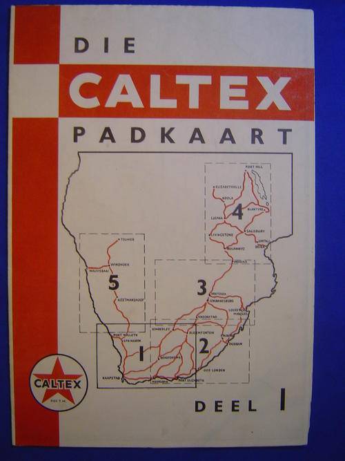 1957 Caltex Section 1 May of SA in Afrikaans Petrol Garage Petronalia