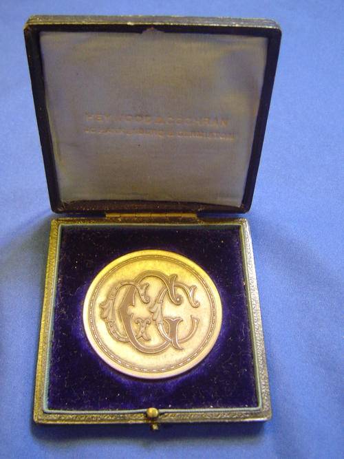 Bronze Golf Medallion Germiston golf club 1913