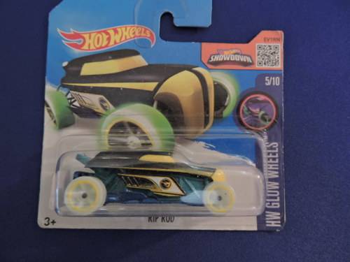 Hot Wheels RIP ROD Treasure Hunt with HW Flame on car & card..