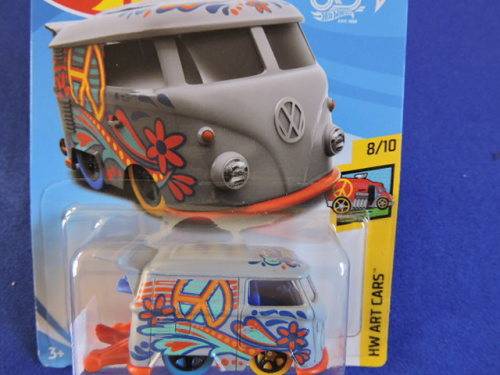 Hot Wheels VW VOLKSWAGEN Kool Kombi (peace flower power)