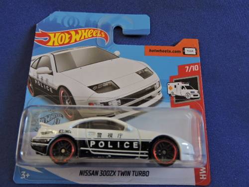 Hot Wheels NISSAN 300ZX Twin Turbo ( Police )...Like Datsun.