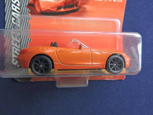 Majorette BMW Z4 Roadster Hood Down ( Orange ) Like Hot Wheels