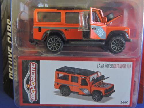 Majorette Land Rover Defender 110 ( Orange ) MIB  # BAKKIE BONANZA #..Like Hot Wheels