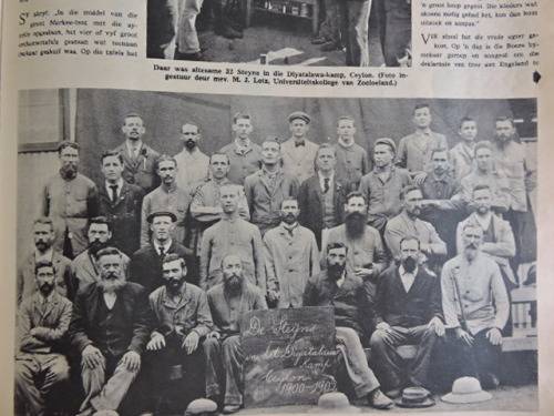 Vintage HUISGENOOT Boere Oorlog Krygsgevangenes Boer War POW and Ox wagon article -True Africana