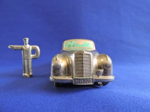 PRAMETA Mercedes Benz 300 with Key German made Unlike Corgi and Dinky Toys.  # CRAZY LOOK #....