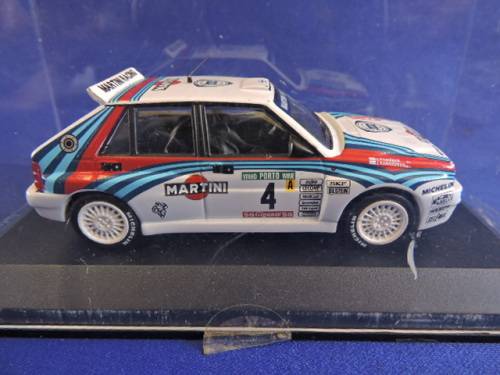 Lancia Delta Integrale Kankkunen and Pilronen Portugal racing 1992 rally 1:43..REDUCED