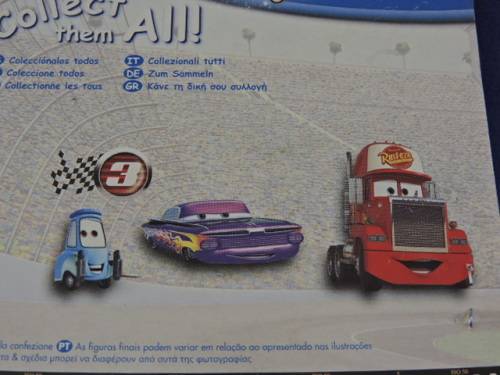 Disney Pixar Micro World CARS Chev, Forklift and Truck  Not Hot Wheels