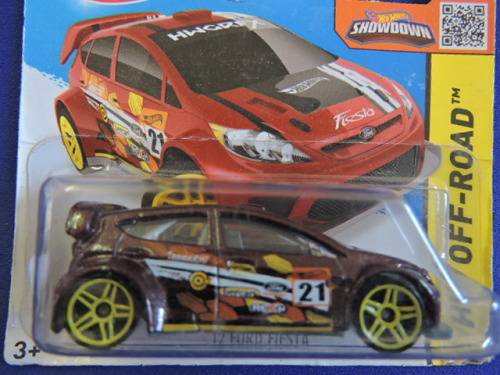 Hot Wheels FORD Fiesta ( Plum 21 )..