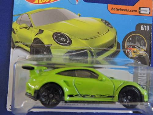 Hot Wheels PORSCHE 911 GT3 RS ( Lime Green ).