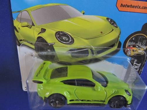 Hot Wheels PORSCHE 911 GT3 RS ( Lime Green ).