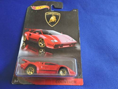 Hot Wheels LAMBORGHINI COUNTACH ( Red ) .