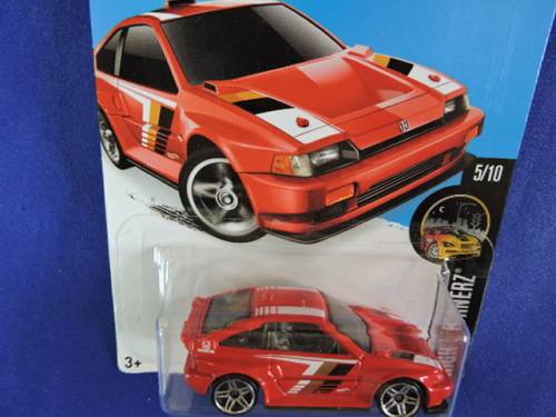 Hot Wheels HONDA CR-X ( Red )   #  HW BLOW OUT SALE  #