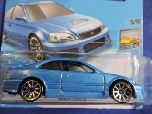 Hot Wheels HONDA CIVIC Si ( Blue  )  # HW BLOW OUT SALE #