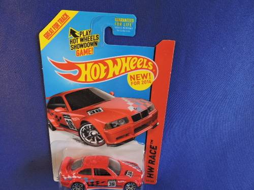 Hot Wheels BMW M3 ( E36 Red #38 ).....