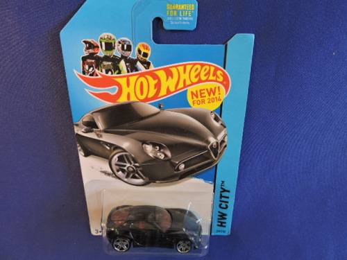 Hot Wheels ALFA ROMEO 8C COMPETIZIONE ( Black )