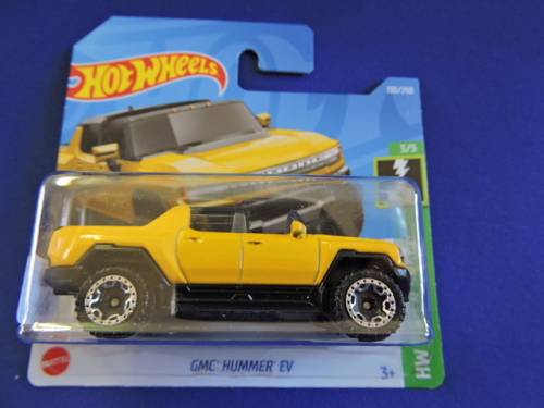 Hot Wheels CMC HUMMER EV ( Yellow ) Short Card  # BAKKIE BONANZA #..