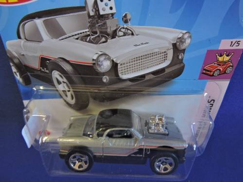 Hot Wheels THE NASH ( Silver ) Short Card .