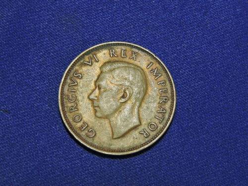 1946 South Africa Suid Afrika Half Penny 1/2d  # Crazy Bargain Coin #