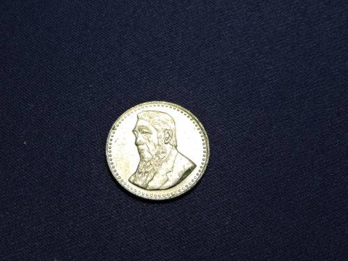 Paul Kruger Token  6d Sixpence Gold Reef City Springbok    # Crazy Bargain Coin #