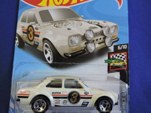 Hot Wheels FORD ESCORT RS1600 ( White Gum Ball #3 ) Long Card......