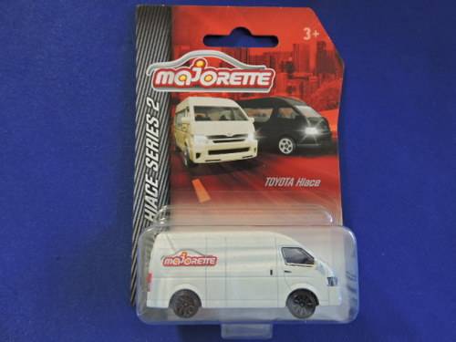Majorette Toyota Hi Ace Panel van ( White) Long Card