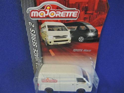 Majorette Toyota Hi Ace Panel van ( White) Long Card
