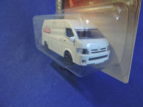 Majorette Toyota Hi Ace Panel van ( White) Long Card