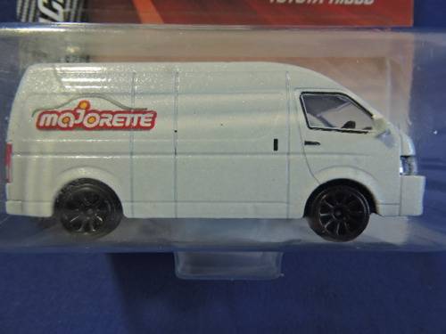 Majorette Toyota Hi Ace Panel van ( White) Long Card