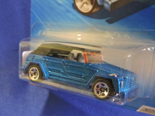 Hot Wheels Volkswagen VW Type 181 ( Blue soft top ) Long Card