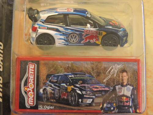 Majorette Volkswagen VW  POLO R WRC  ( Red Bull )  Boxed  MIB like Hot Wheels