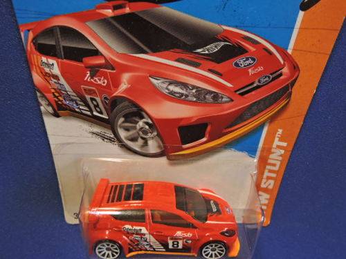 Hot Wheels FORD Fiesta ( Red # 8 ) Long Card......