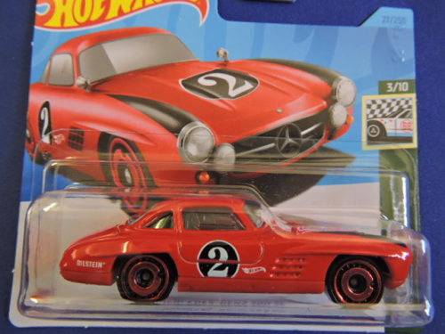 Hot Wheels MERCEDES BENZ 300 SL ( Red #2 ) Short Card .