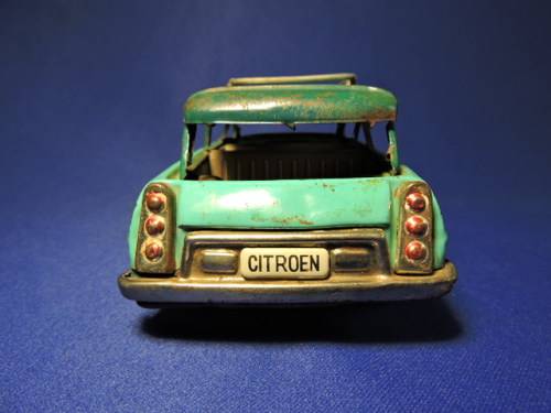 Tin Plate Citroen DS19  by Bandi and Tin wind up Moon Buggy Made in Japan.