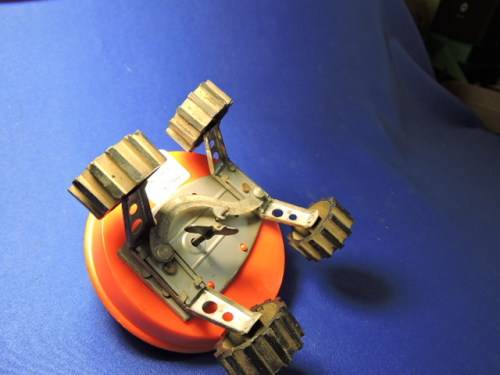 Tin Plate Citroen DS19  by Bandi and Tin wind up Moon Buggy Made in Japan.