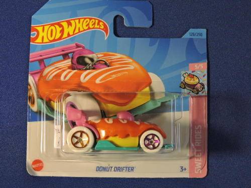 Hot Wheels Donut Drifter ( Treasure Hunt ) Flame on card